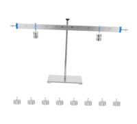 Hemobllo Aluminum Alloy Lever Scale with Weights for Physics Experiments Student Math Balance Teaching Tool for Lever Balance Conditions and Early Science Lessons