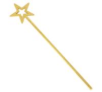Hemobllo Angel Star Fairy Wand for Lightweight and Shiny Five Pointed Star Stick for Parties Dance Cosplay and Role Play Accessories