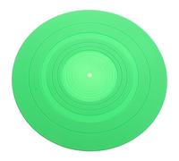 Hemobllo Anti-static Silicone Turntable Pad Green 295mm Vinyl Record Player Mat Disc Protective Cushion for and Music Supplies