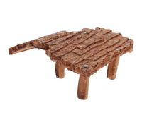Hemobllo Aquatic Turtle Basking Platform with Turtle Ramp Reptile Tank Accessories for Fish Tank Habitat Decor Suitable for Bearded Dragon and Tortoise Climbing