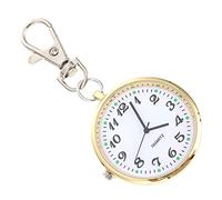 Hemobllo Arabic Numerals Keychain Pocket Watch for Doctors and Face Design for Daily Use for Seniors and Healthcare Professionals