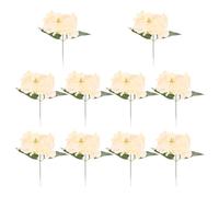Hemobllo Artificial Hydrangea Flower Bouquet for Long-term Decoration Made of Silk Cloth and Plastic 10pcs Fake Flowers Adds Magnificence, for Festivals and Photography