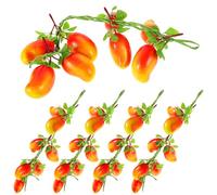 Hemobllo Artificial Mango Garland String 5pcs with Realistic Appearance and Lifelike Design Foam and Plastic Material Easy to Clean and Time Saving, for Festive Setups and Commercial