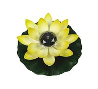 Hemobllo Artificial Outdoor Plants Light up Lilies Solar Powered Decoration Light Chinese Wedding Decoration Solar Pool Lights LED Lights Pool Lights Tub