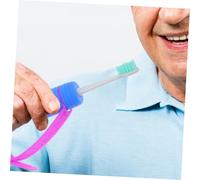 Hemobllo Assistive Silicone Toothbrush for Seniors with Fillable Handle Supportive Aid for Elderly with Hand Tremors and Stiffness Rehabilitation Tool for Daily Teeth Brushing