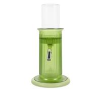 Hemobllo Automatic Hamster Water Bottle with Green Stand, Vertical Cage Water Feeder for Chinchillas and Small Rodents, Daily Use Pet Accessory
