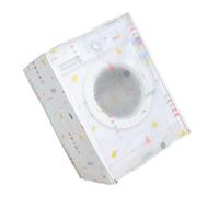 Hemobllo Automatic Peva Washing Machine Cover with Geometric Patterns Protective Case for Home Use