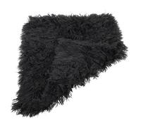 Hemobllo Autumn Winter Pet Plush Mat Deep Grey S Double Layer Fluffy Dog Blanket Warm Floor Sleeping Cushion for Small to Medium Dogs and Cats