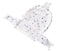 Hemobllo Baby Bath Seat Support Net Protects Baby's Spine for Newborns and Infants, Comfortable Polypropylene Mesh Three-Point Buckle Design Adjustable Sitting up Bath Mesh for Bathtub