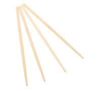 Hemobllo Bamboo Crochet Hooks Set with Additional Support and Easy Wearing 4 Pcs Wooden Needle Tools for Hair Extensions and Lace Wigs for Crafting and Weaving