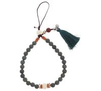 Hemobllo Beaded Phone Strap - Retro Bodhi Phone Charm Anti-Lost Wrist Strap Beaded Bracelet Lanyard Chain for Women, Green