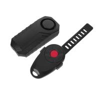 Hemobllo Bicycle Alarm for E-bikes and Scooters with 113db Vibration Motion, Adjustable Alarm Volume, Effortless Installation, Plastic and Alloy Build, Key Fob Included for Motorcycle