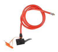 Hemobllo Bicycle Inflator Hose with Metal Head, Universal Reusable Air Pump Extension for French, American Valve, Cycling Pump Accessory Compatible with Uk Bikes