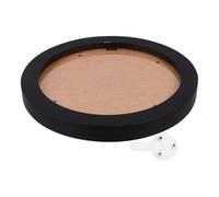 Hemobllo Black Embroidery Hoop Frame 7-inch Diameter 17.7cm Adjustable Wood Display Frame for DIY Cross Stitch and Wall Hanging Craft