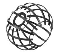 Hemobllo Black Iron Pendant Lampshade with Geometric Style, Ceiling Light Cover Creating Cozy Light Atmosphere, Designed for Contemporary Homes and Tea Shops