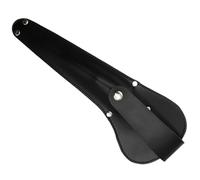 Hemobllo Black PU Leather Sewing Scissors Cover Protector with Waistband Hanging, Sturdy Sheath for Tailor and Dressmaker Cutting Tools 27.5X10Cm