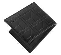 Hemobllo Black Pu Leather Wallet for Men with Foldable Design and Multiple Card Slots, Stylish Small Bifold Purse Suitable for Everyday Use