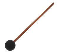 Hemobllo Black Silicone and Wood Handle Friction Mallet for Musical Instruments with Multi-purpose Use and Friction Sounding, for Musical Occasions and Music Teaching