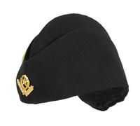 Hemobllo Boat Cap with Yellow Star and Wheat Embroidery Breathable Russian Style Military Hat for Dance Performances Theme Parties and Cosplay Events