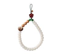 Hemobllo Bodhi Sect Mobile Phone Strap Chinese Style Beaded Wrist Rope Short Anti-Lost Hanging Lanyard for Phone Camera Keys