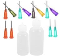 Hemobllo Bottle Applicator Ceramic Needle with Replaceable Needle Tips Plastic Squeeze Bottles Easy Control of Flow Rate and Coating Amount for Pottery Glaze Coating and Making Pottery