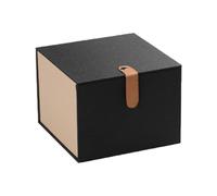 Hemobllo Box Small Teaware Cloth Black Storage Elegant Decorative Protective with Features for Ceramic and Special Crafts Suitable Occasions