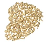 Hemobllo Brass Casting Grain Pack for Jewelry Making DIY Brass Material for Vacuum and Closed System Casting Suitable for Bracelets Necklaces Pendants Sculptures