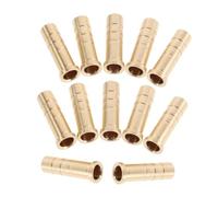 Hemobllo Brass Insert for Arrows 12pcs Weighted Arrow Insert - 38 Grain, Gold, for Carbon Arrow Shaft, Simple Installation for Target Practice