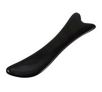 Hemobllo Buffalo Horn Gua Sha Board Facial Massage Scraper for Face and Eye Care, Natural Skin Scraping Tool for Gua Sha Therapy and Facial Muscle Relaxation