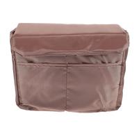 Hemobllo Camera Insert Bag for Dslr and Mirrorless Cameras Large Square Coffee Color with Shockproof Padding Compatible with Backpack Organizer