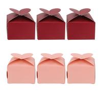 Hemobllo Candy Boxes Can be Filled with Small Items and Other Occasions for Birthday Party 50pcs Heart Paper Packaging Box Delicate and Unique Design to Create Festival Atmosphere Wedding