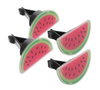 Hemobllo Car Air Freshener with Compact Design Acrylic Material 4pcs Cute Watermelon Vent Clips and Unique Fragrance Formula for Car Air Outlet for Auto Interior
