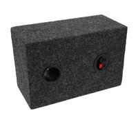 Hemobllo Car Audio Speaker Box Empty Enclosure for Subwoofer Upgrade with Wood and Felt Construction Featuring Multiple Air Port Designs and Custom Vent Options for Car Subwoofer Enclosure