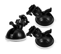 Hemobllo Car Dash Cam Holder Plastic Material Suction Cup Mount with 3pcs Mini Ball Head and Single Lock, Adjustable Angles for Firm and Stable Hold Suitable the Vehicle