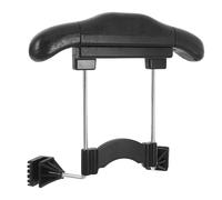 Hemobllo Car Headrest Coat Hanger Black - Adjustable Vehicle Seat Back Clothes Rack for Jackets and Shirts - Retractable Car Seat Jacket Hanger for Travel and Road Trips
