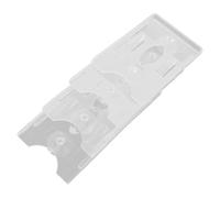 Hemobllo Car Interior Badge Holders with Suction Mounts - 4pcs Clear Plastic Parking Permit Holders for Windshield Organization 3.54 X 2.17 Inches