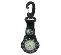 Hemobllo Carabiner Pocket Watch with Compass Multifunction Hanging Clip Sports Watch for Hiking Outdoor Use and Nurses