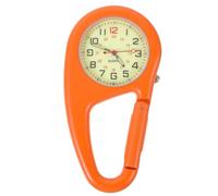 Hemobllo Carabiner Watch Clip-on for Outdoor Activities with Luminous Dial Lightweight 2.9 Inch Fob Watch Ideal for Hiking and Climbing