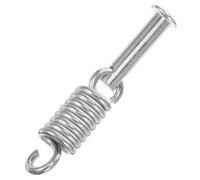 Hemobllo Carbon Steel Swing Spring Hooks Heavy Duty for Porch Patio Hanging | Silver Finish, Quick Installation and Adjustment, High Load Bearing Capacity, Portable Stability for Outdoor Use