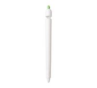 Hemobllo Case Compatible with Apple Pencil 1st Generation, Silicone Stylus Sleeve Carrot Shaped Stylus Cover Shockproof Pen Cover Grip Holder Pencil Sleeve, White