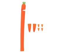 Hemobllo Case Compatible with Apple Pencil 1st Generation, Silicone Stylus Sleeve Carrot Shaped Stylus Cover Shockproof Pen Cover Grip Holder Pencil Sleeve, Orange