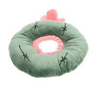Hemobllo Cat Cone Soft Plush Elizabethan Collar for Cats and Kittens, M Size Cactus Design Neck Protection Collar for Post-surgery Healing and Scratch Prevention