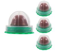 Hemobllo Cat Snacks, Cat Catnip Ball Cat Snacks Candy Ball Lickable Catnip Treats Wall Catnip Lollipops Energy Ball for Cat Kitten 4Pcs