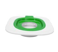 Hemobllo Cat Toilet Training Tray with Tiered Guide, Reusable ABS Green | Tray-style Design, Raised Edge and Non-slip Bottom, Compact Anti-tip Insert Set for Human Toilet Use
