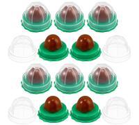 Hemobllo Catnip Ball Energy Nutrition Licking Sweet Candy Balls for Kittens Indoor Use 10Pcs Interactive Cat Treats