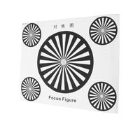 Hemobllo Cctv Focus Test Chart Camera Focus Adjustment Card Self-adhesive Paper Black for Ip Camera Systems Ptz Devices On-the-spot Testing Cctv Installation