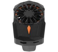 Hemobllo Cellphone Cooler Mobile Phone Cooler Radiator Back Clip Phone Cooling Fan for Live Streaming and Work Black Abs PC Low Noise Operation Stable Performance