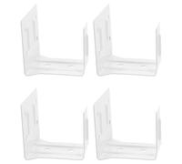Hemobllo Center Support Brackets for Window Blinds Roller Blind Mounting Brackets No Drill Valance Clips Easy Clip Installation for Kitchen
