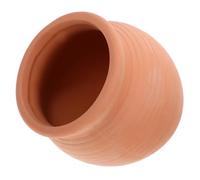 Hemobllo Ceramic Fish Tank Hideout Cave Large Flat-bottom Aquarium Shelter Pot Shrimp Cave Breeding Cone Aquarium Decor for Tropical Fish and Aquatic Pets