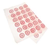 Hemobllo Ceramic Flower Decals Underglaze Transfers Paper 5cm Red Floral Pottery Stickers 40pcs Sheet for Porcelain and Clay Pottery Art Supplies